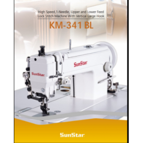 Máy May 1 Kim Chân VỊT Bước Sunstar Km-340BL/ Km-341BL